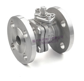 Vávula de bola del acero inoxidable 2PC, extremo del reborde, postizo de montaje directo, 150LB/300LB, PN16-40