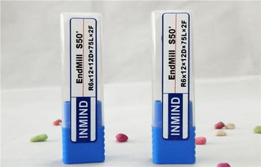 Herramienta de corte del grano de Mirco del molino de extremo de la nariz de la bola del carburo HRC50 Endmill Roughing al acabado