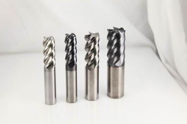 Herramientas de corte de alta velocidad de la capa de TiAlN del cortador de los molinos de extremo del carburo del CNC
