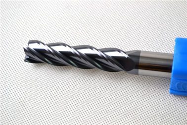 Molino de extremo cuadrado plano de la fresa de la alta precisión del endmill de cuatro flautas