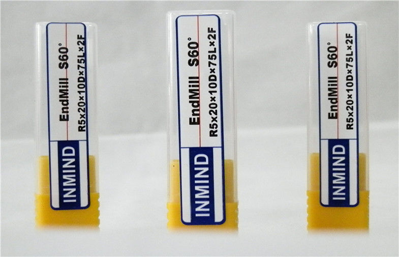 Molino de extremo de la nariz de la bola del CNC de 2 flautas con el carburo sólido Rod para el acero/el acero inoxidable