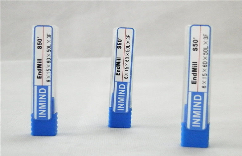 Herramientas de corte revestidas afiladas CNC del carburo de TiAlN del molino de extremo de la nariz de la bola para el cobre